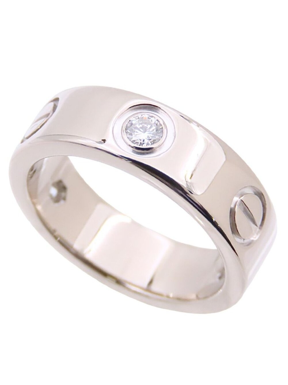 Cartier Love Ring White Gold 18k Diamond